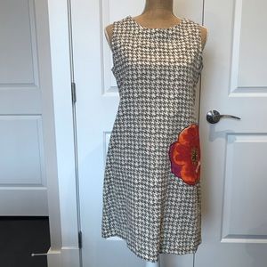 Sleeveless Houndstooth Dress